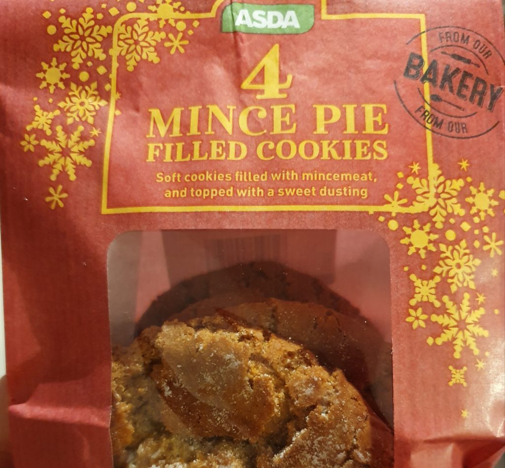 ASDA Mince Pie Filled Cookie Review 2019