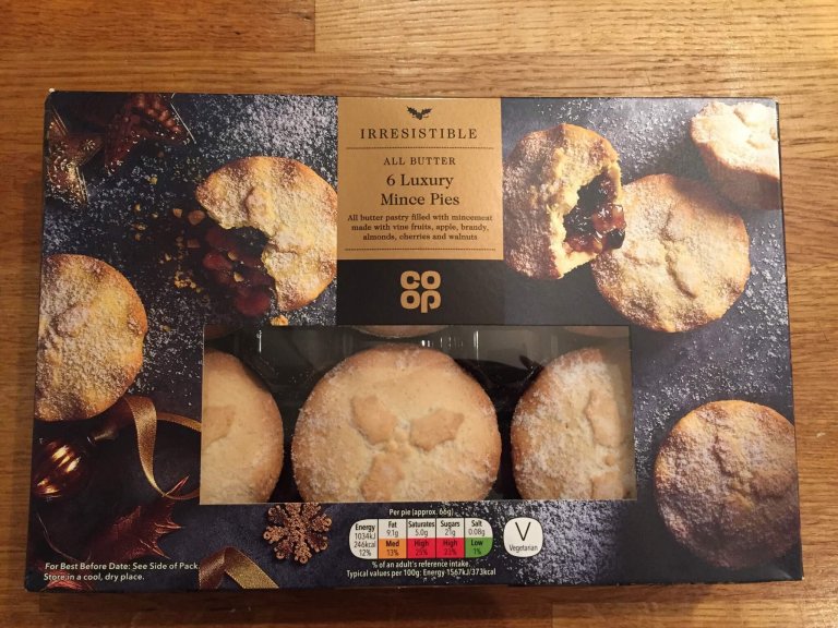Co-op Irresistible All Butter Luxury Mince Pie Review