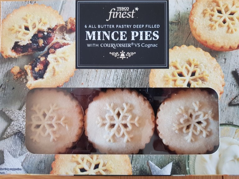 Tesco Finest Deep Filled Mince Pie with Courvoisier Cognac