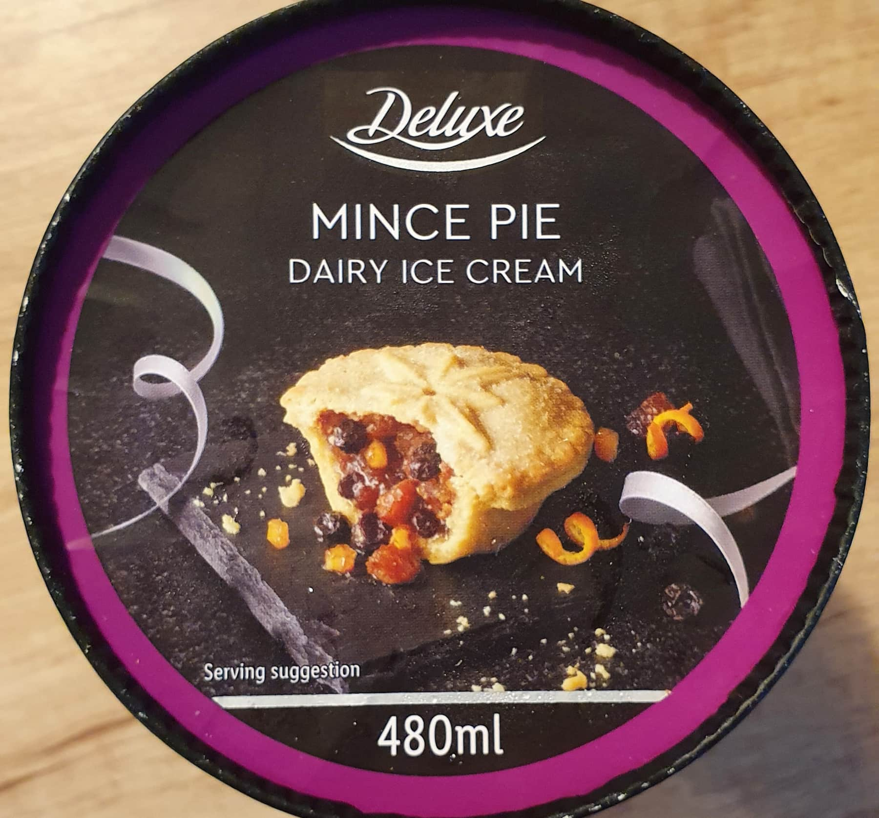 Lidl Mince Pie Ice Cream Review 2021