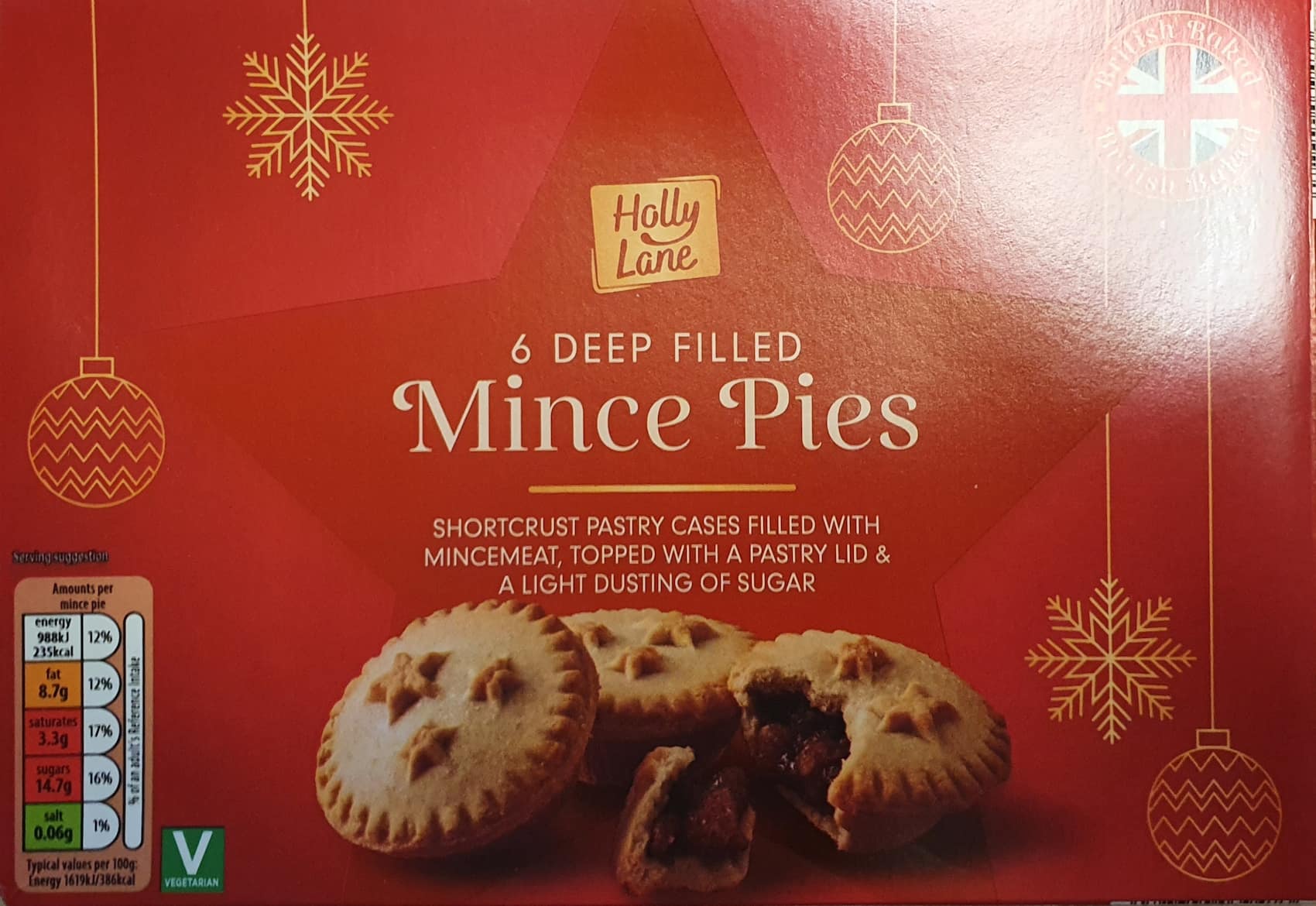 Aldi Holly Lane Deep Filled Mince Pie Review 2021