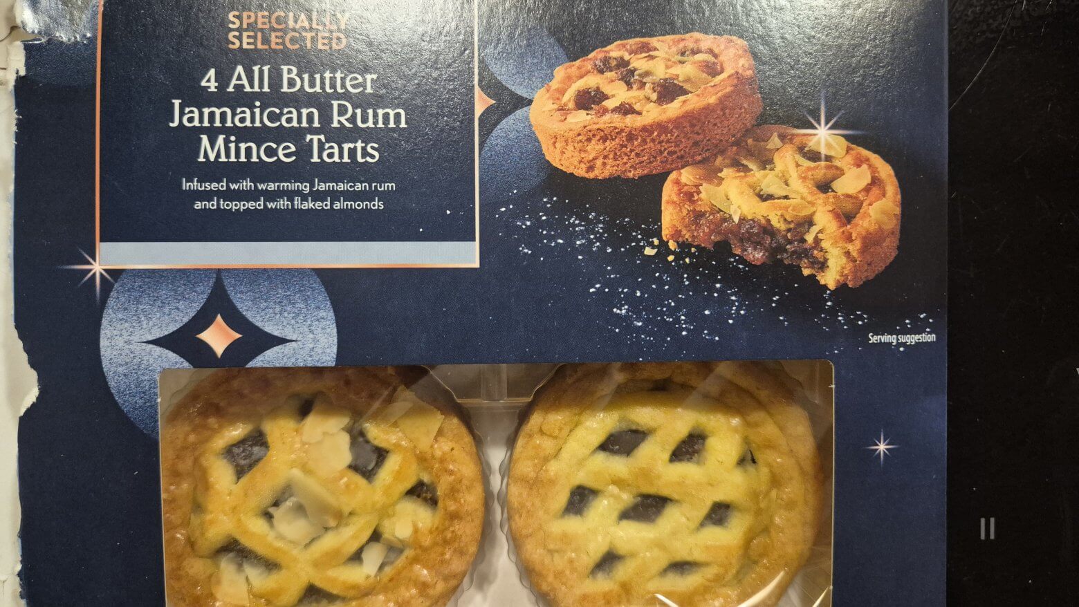 Aldi All Butter Jamaican Rum Mince Tarts